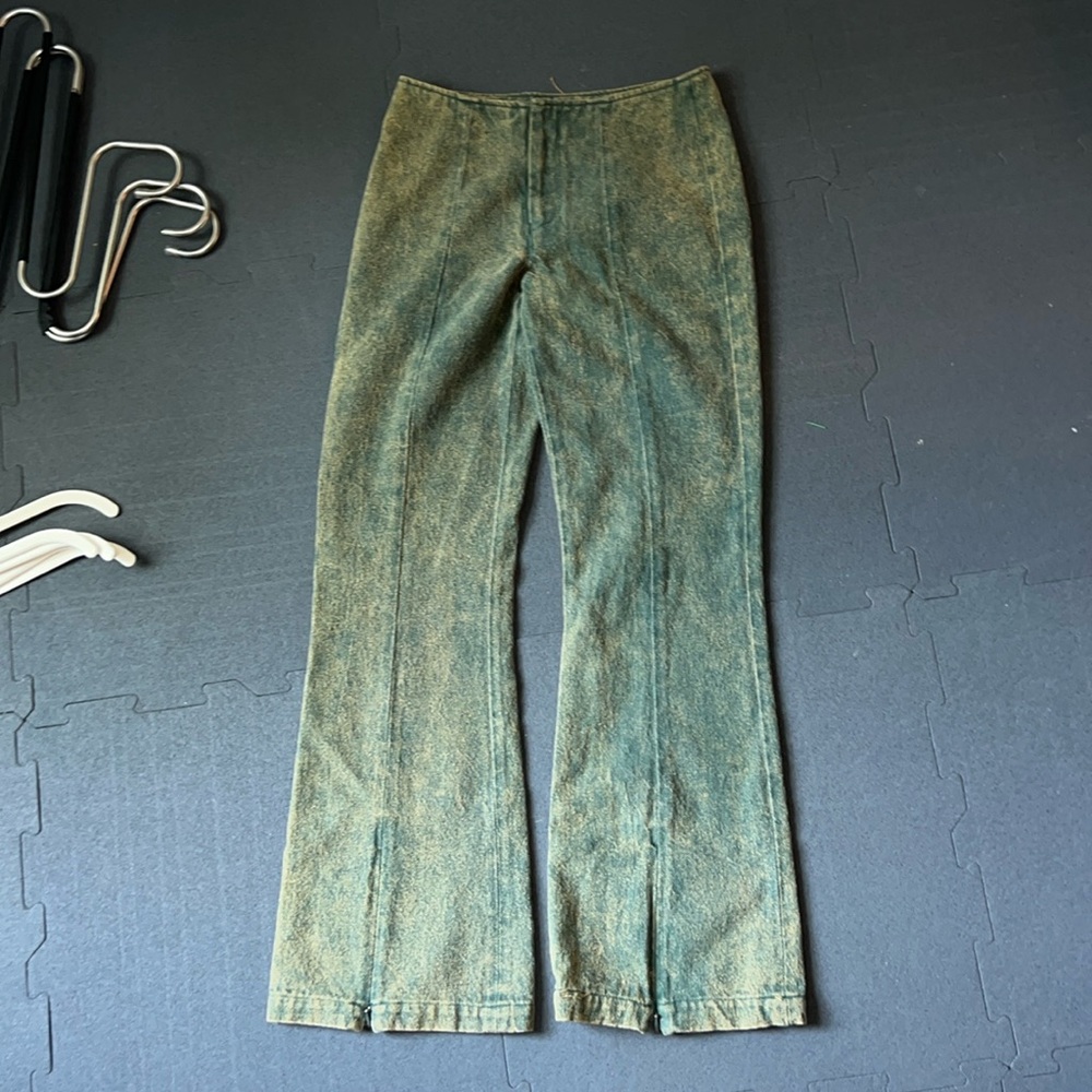 BRAND NEW WITH TAGS Assembly Green Acid Wash Jeans
